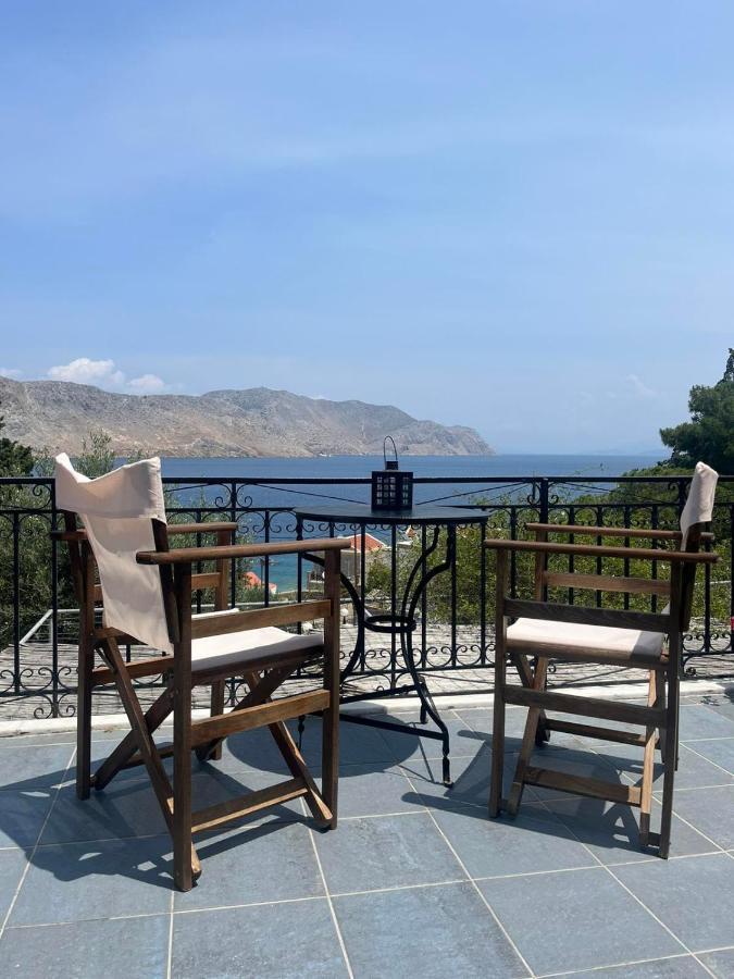 Panorama Thea Lägenhet Symi Exteriör bild