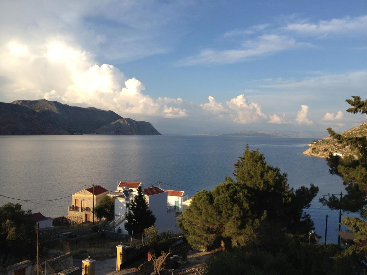 Panorama Thea Lägenhet Symi Exteriör bild